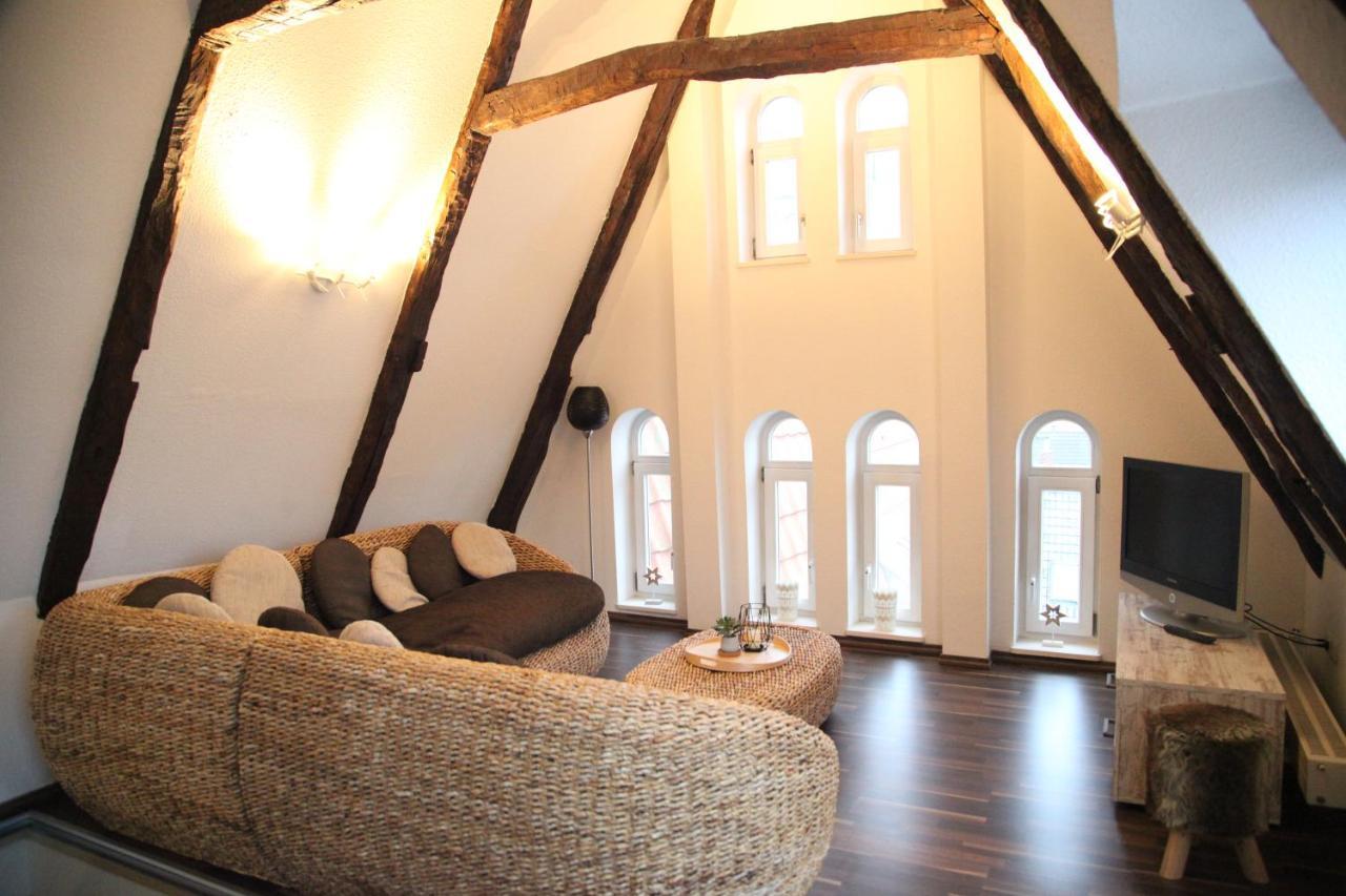 Wunderschoene Dachgeschoss - Maisonette Ρόστοκ Εξωτερικό φωτογραφία
