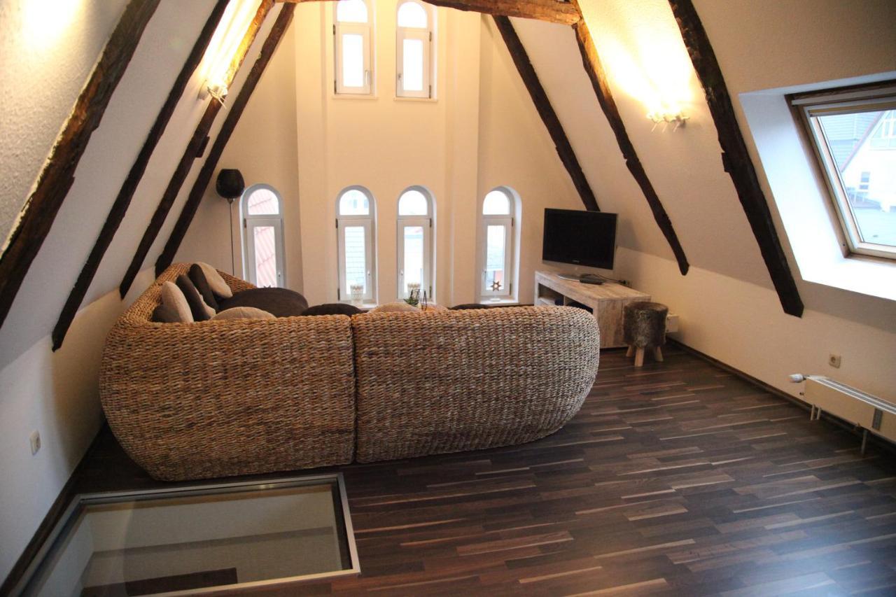 Wunderschoene Dachgeschoss - Maisonette Ρόστοκ Εξωτερικό φωτογραφία